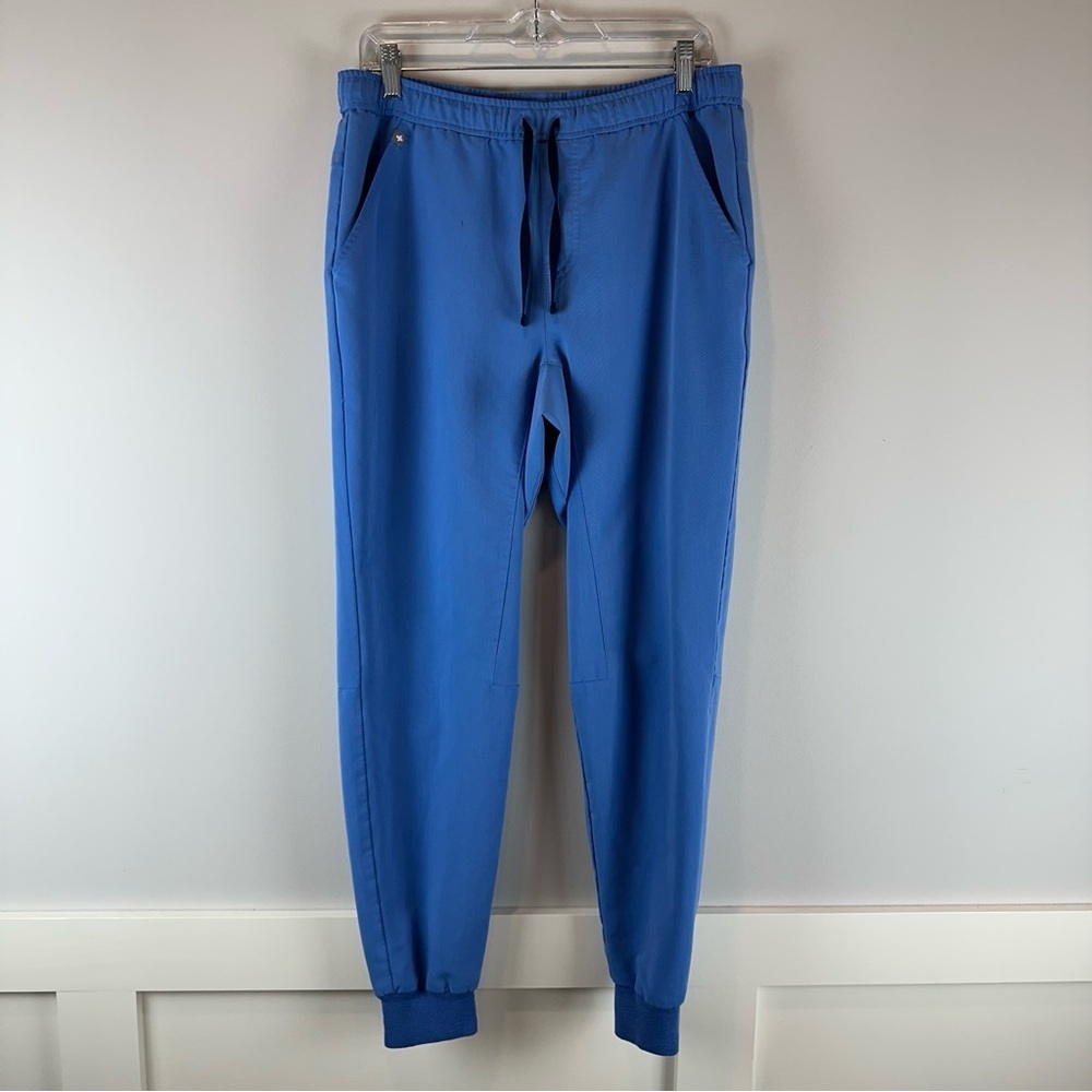 Figs Men’s Blue Tansen Jogger Medical Nursing Scrub Pants Size Medium